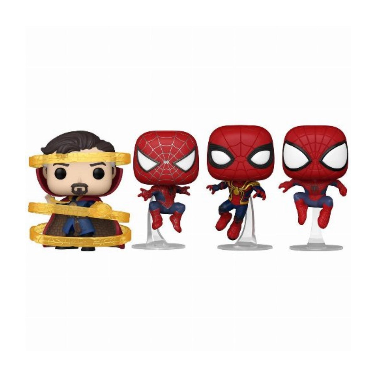 Funko Pop! Marvel Spider-Man Glow-in-the-Dark Exclusive 4-Pack