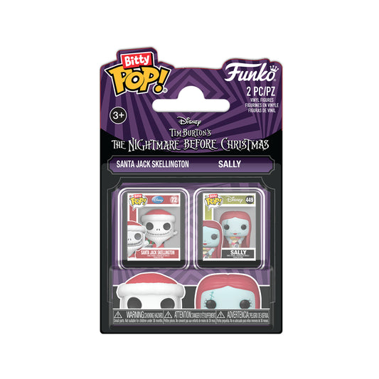 Bitty Pop! Animation:The Nightmare Before Christmas - Santa Jack Skellington