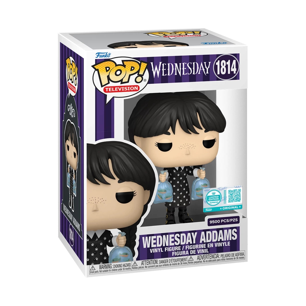 Funko Pop! Television: Wednesday - Wednesday Addams with Thing
