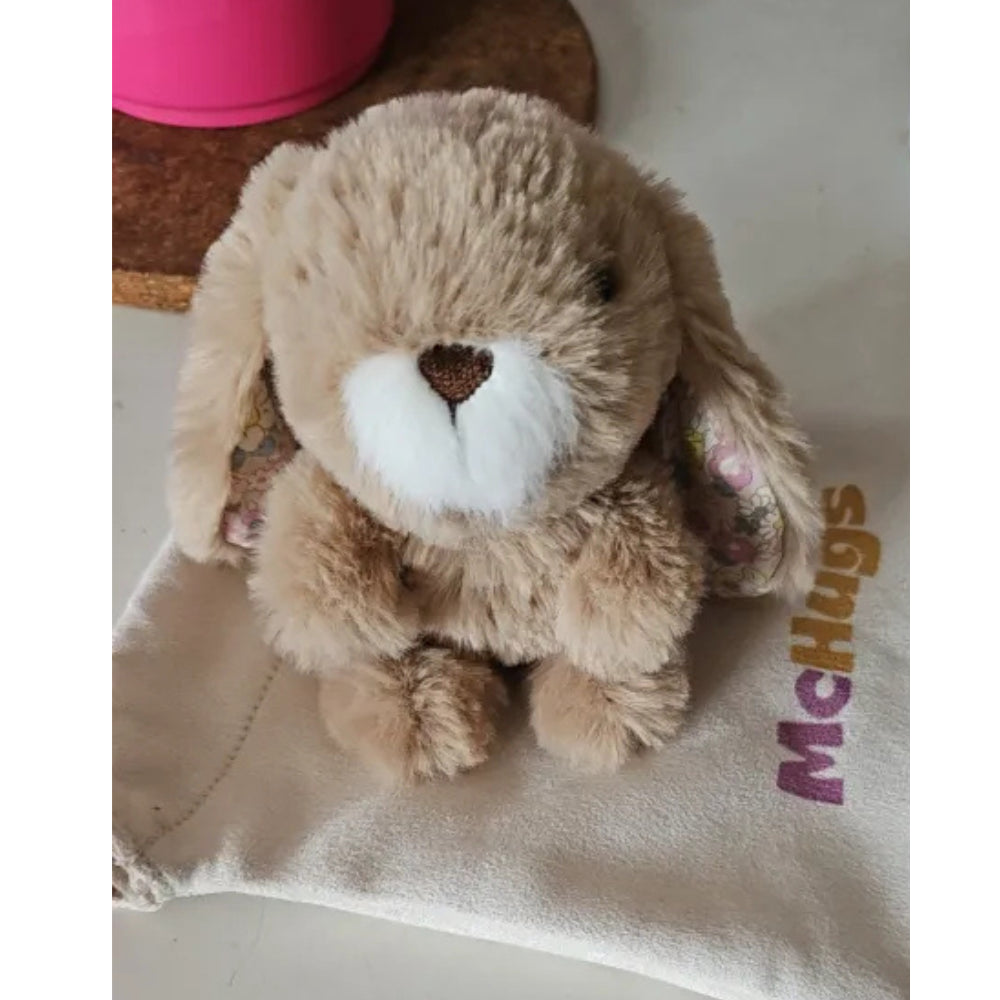 McHugs Brown Long Eared Rabbit Bag Charm