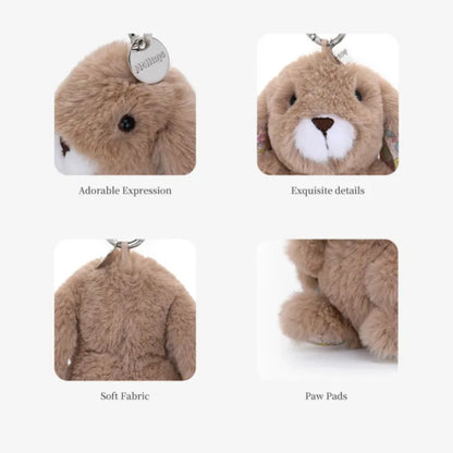 McHugs Brown Long Eared Rabbit Bag Charm