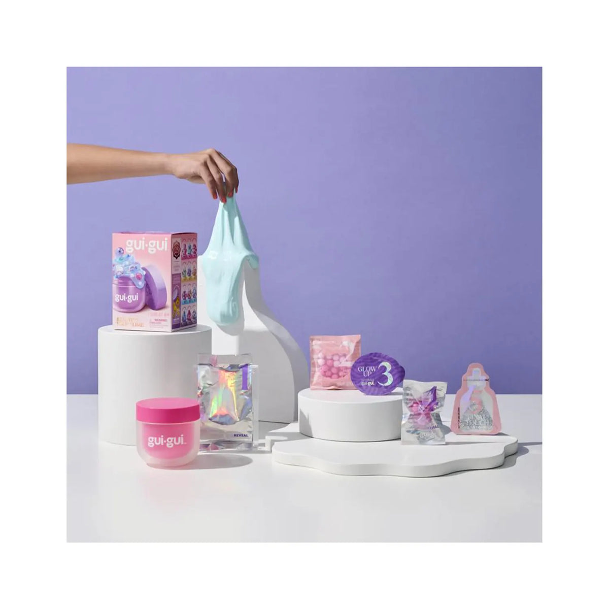 Gui Gui Surprise Slime Kit with Mini Figure & Charms (Random Selection)