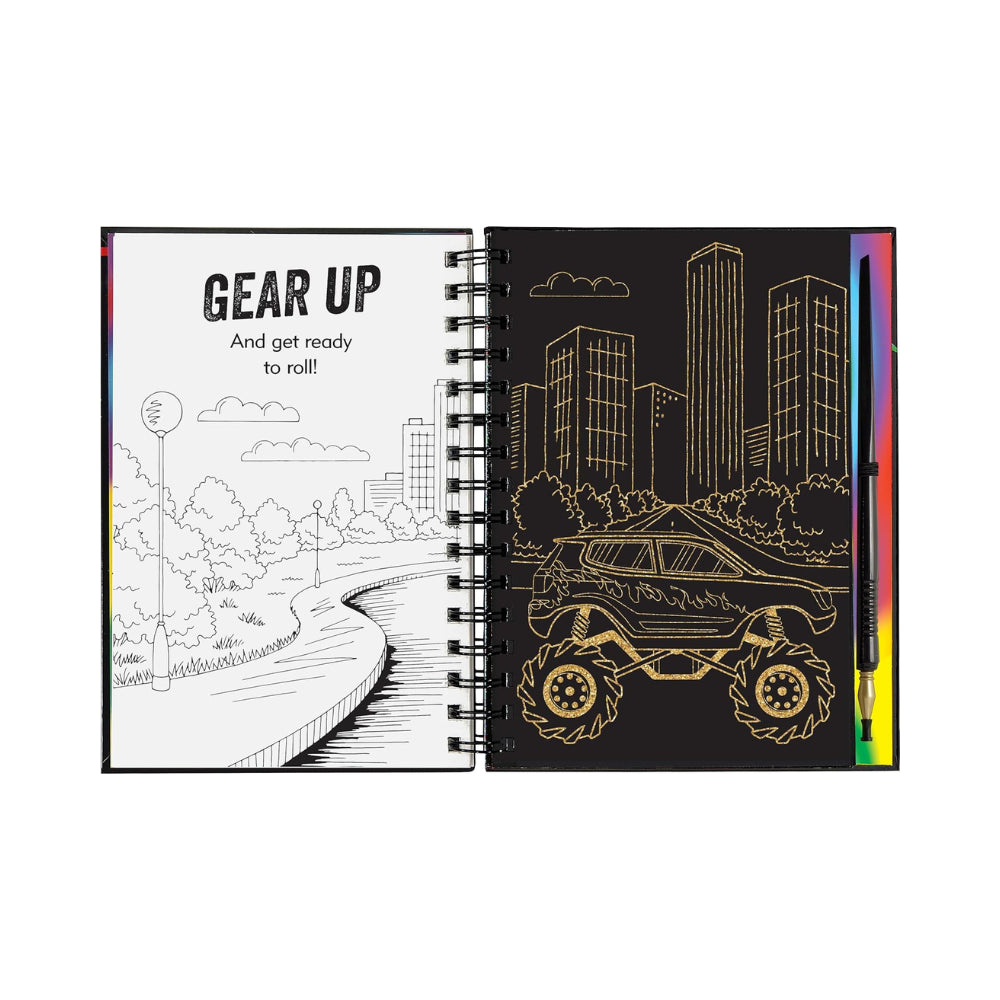 Scratch &amp; Sketch Extreme, Monster Trucks