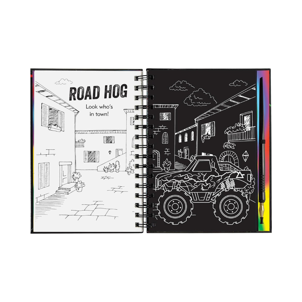 Scratch &amp; Sketch Extreme, Monster Trucks