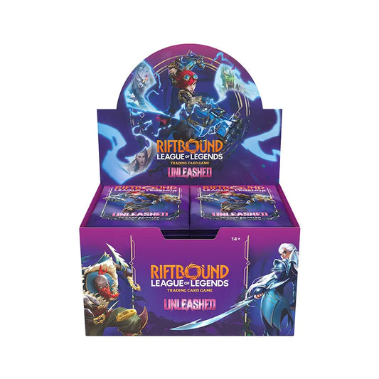 Riftbound League of Legends TCG Unleashed Booster Display