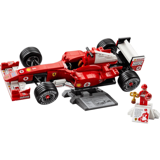 LEGO Icons Ferrari F2004 &amp; Michael Schumacher 735 Pieces