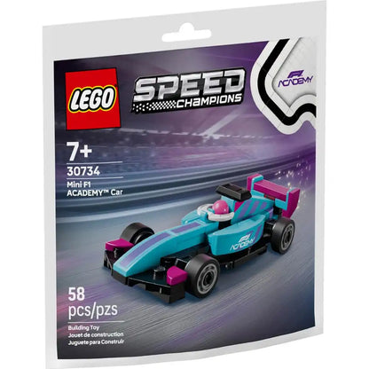 LEGO Speed Champions Mini F1 Academy Car 58 Pieces