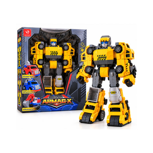 Transforming Construction Vehicle Toy