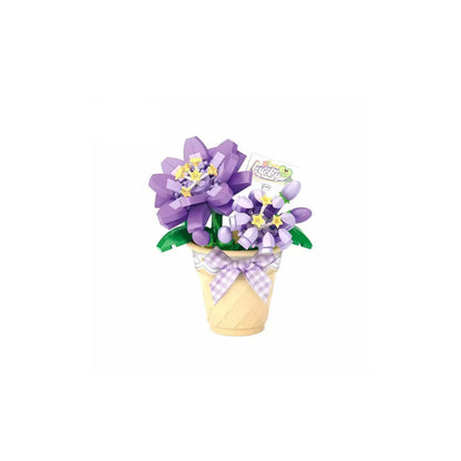Delphinium Flower 180-Piece 3D Crystal Puzzle