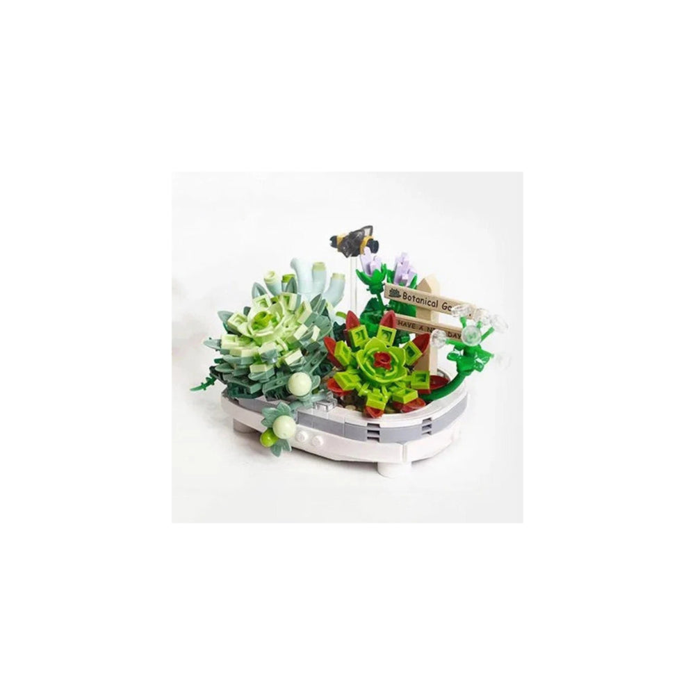 Potted Succulent Plant Building Set - 389 Pieces