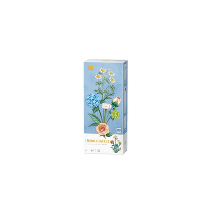 Eternal Blue Flower Building Set - 680 Pieces