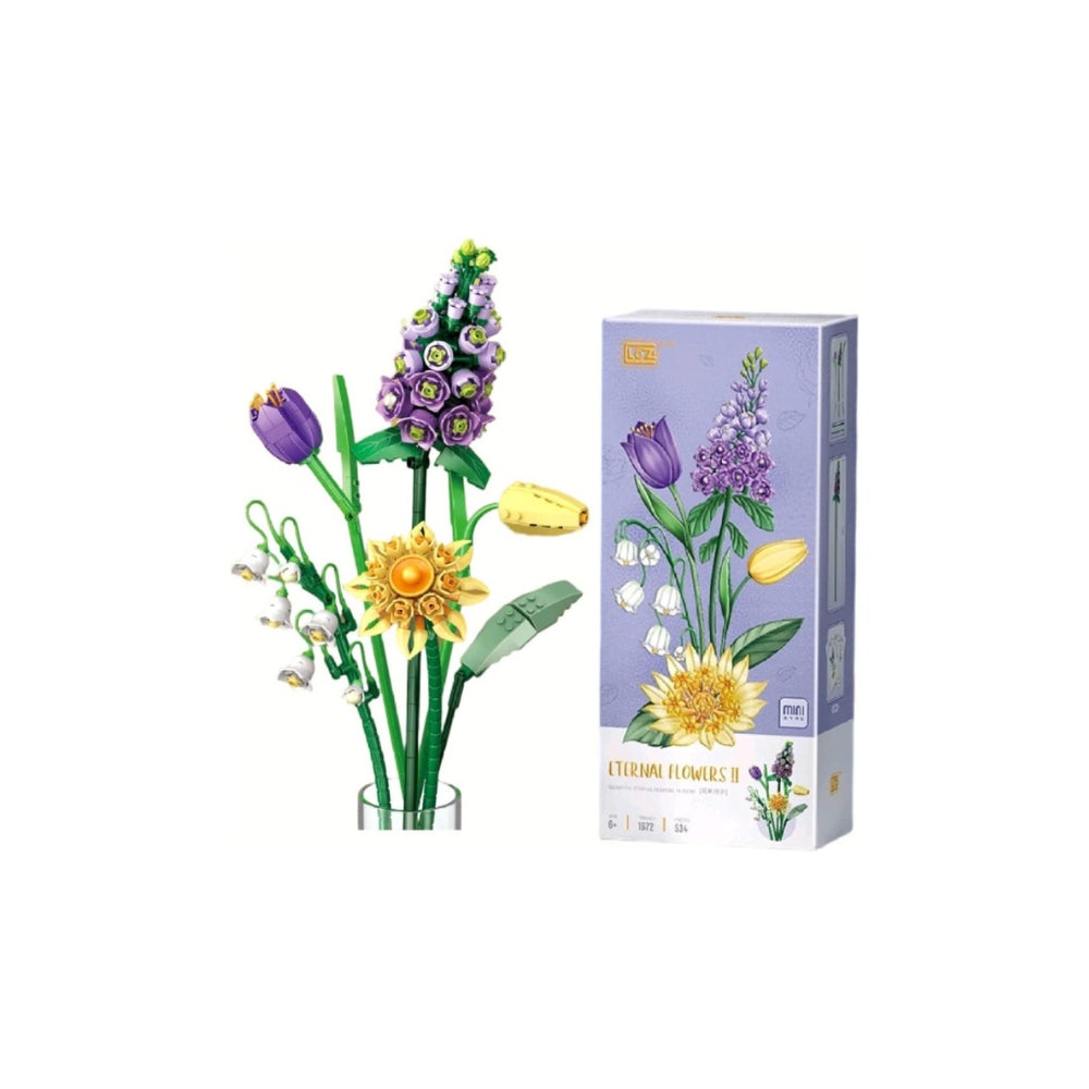 Eternal Purple Flower Building Set - 534 Pieces