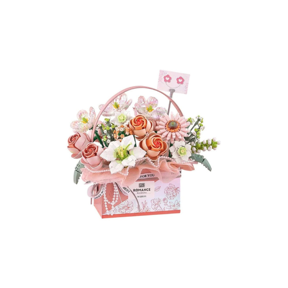 Gift Box Pink Flower Building Set - 1,212 Pieces