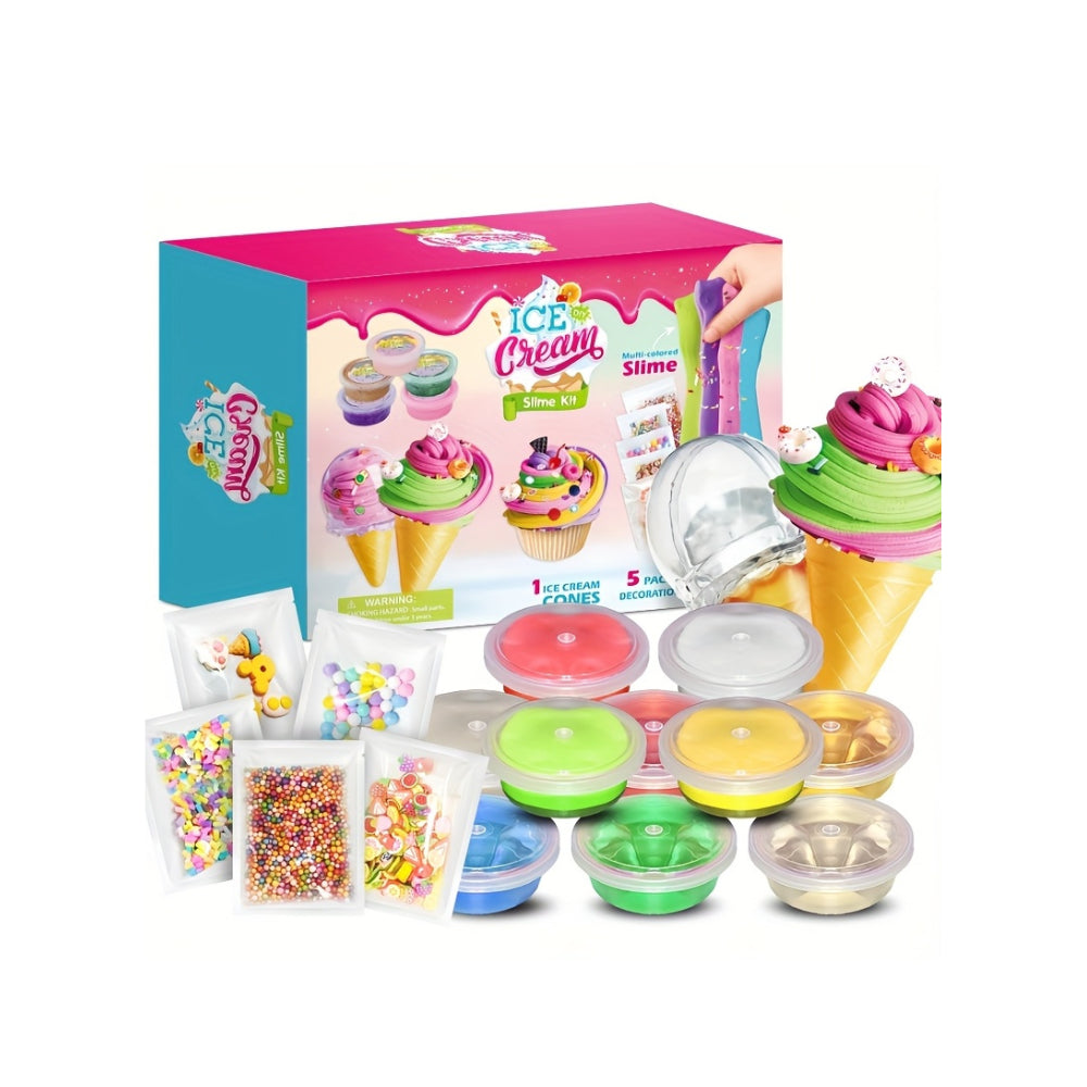 Ice Cream Slime Set