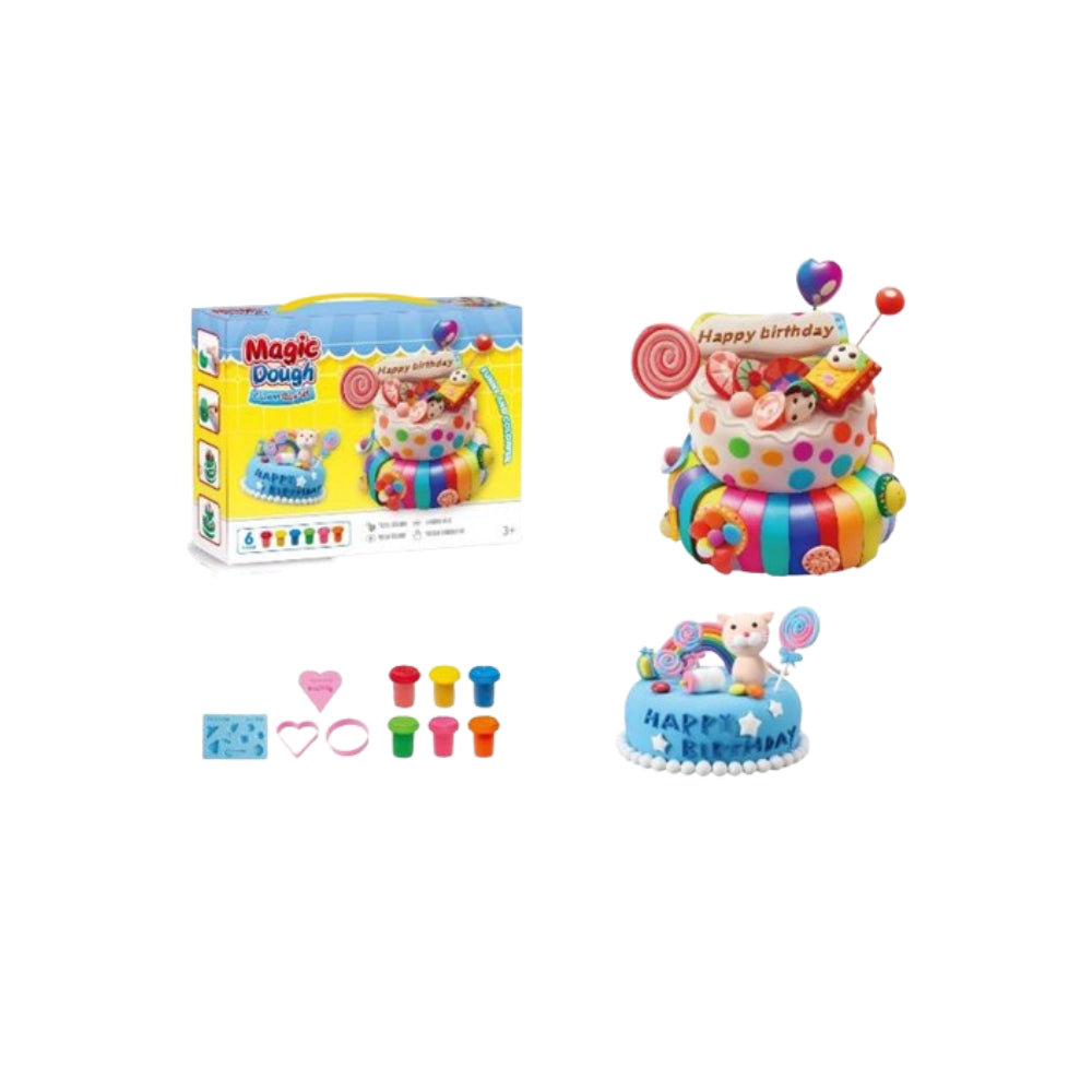 Magic Dough Birthday Cake Set