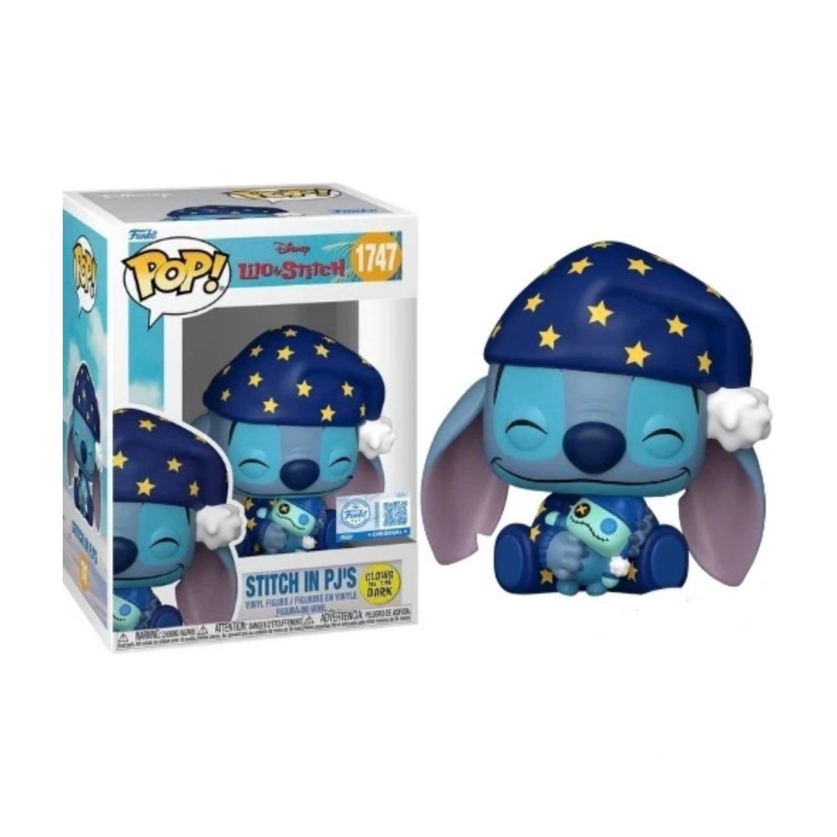 Funko Pop! Disney: Stitch in Pajamas Glow-in-the-Dark Special Edition
