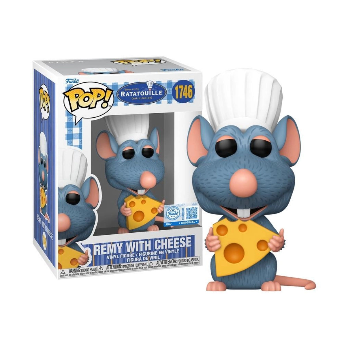 Funko Pop! Disney: Ratatouille - Remy with Cheese