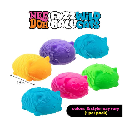 NEE DOH FUZZ WILD CATS BALL
