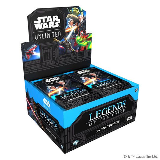 Star Wars: Unlimited - Legends of the Force - Booster Display