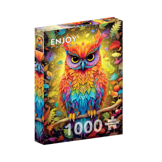 ENJOY PUZZLES Autumnal Owl (2225) - 1000 Piece Jigsaw Puzzle