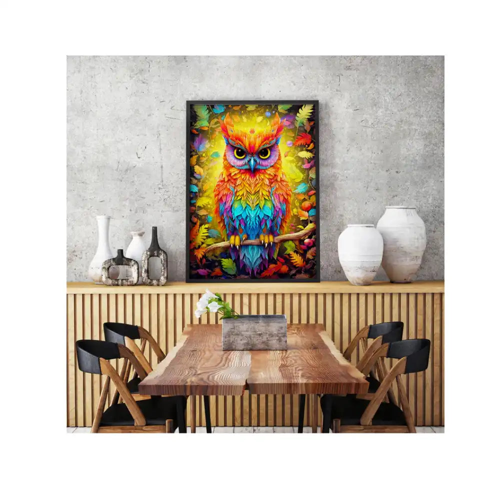 ENJOY PUZZLES Autumnal Owl (2225) - 1000 Piece Jigsaw Puzzle
