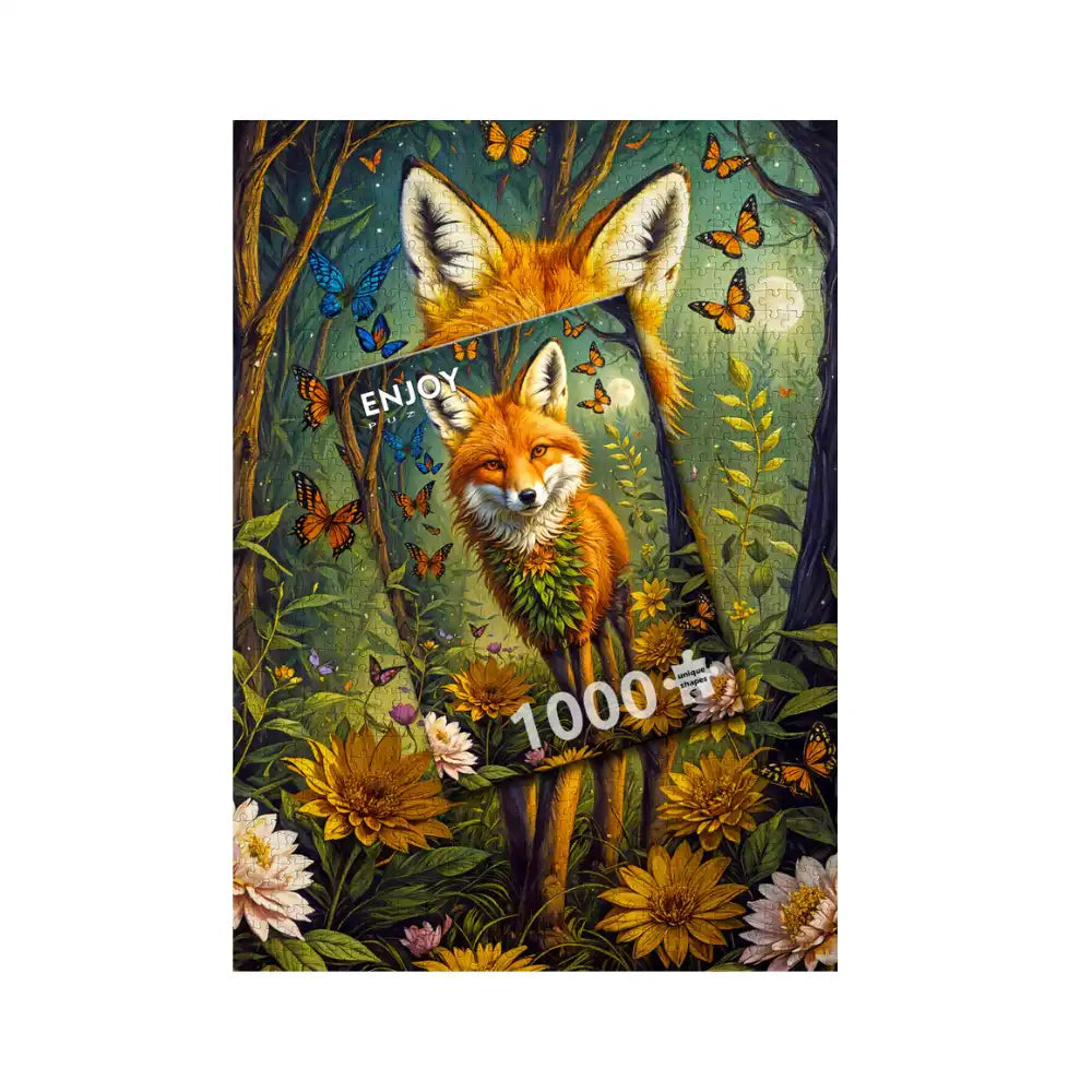 ENJOY PUZZLES Enchanted Fox (2162) - 1000 Piece Jigsaw Puzzle