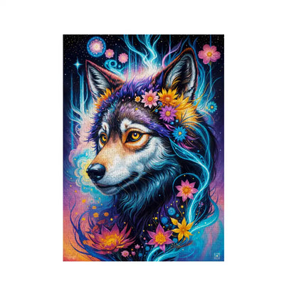 Enjoy puzzle Magical Wolf Portrait (2164) - 1000 Pieces Jigsaw Puzzle