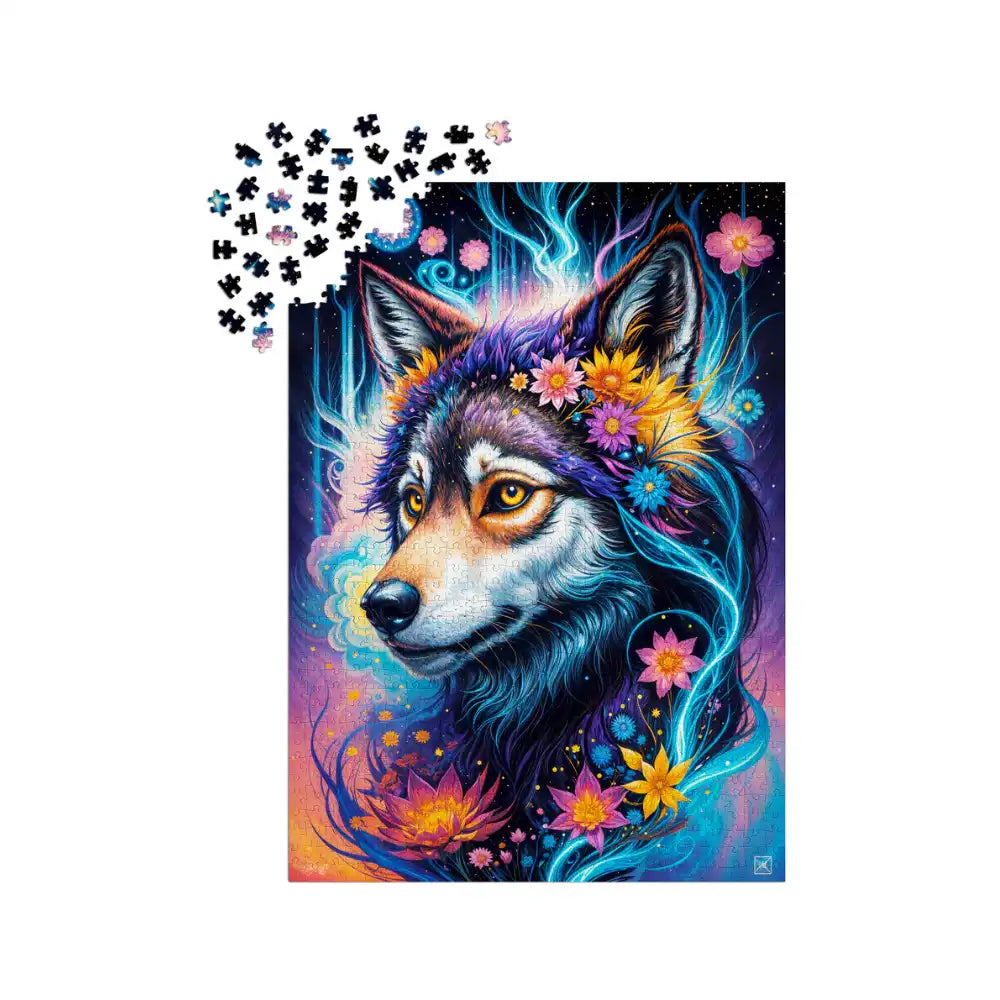 Enjoy puzzle Magical Wolf Portrait (2164) - 1000 Pieces Jigsaw Puzzle