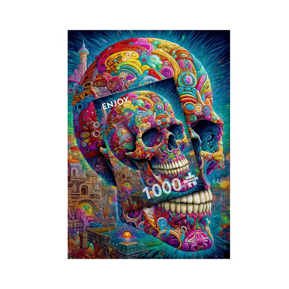 Enjoy puzzle Quirky Skull (2210) - 1000 Pieces Jigsaw Puzzle