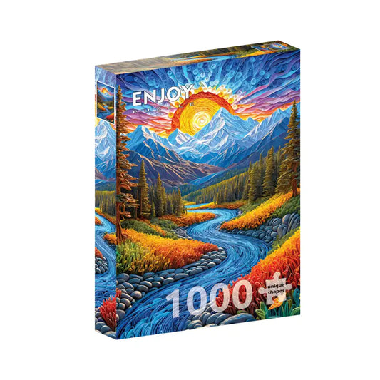 Enjoy puzzle Sunrise Landscape (2154) - 1000 Pieces Jigsaw Puzzle