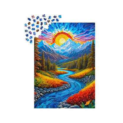 Enjoy puzzle Sunrise Landscape (2154) - 1000 Pieces Jigsaw Puzzle