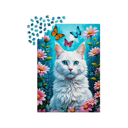 Enjoy puzzle White Cat (2140) - 1000 Pieces Jigsaw Puzzle