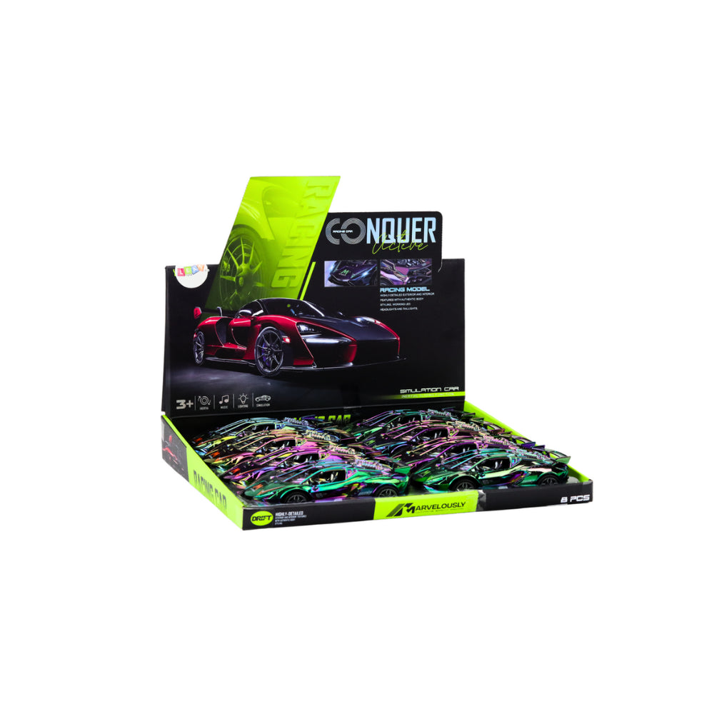 Friction-Powered Toy Car - Headlights