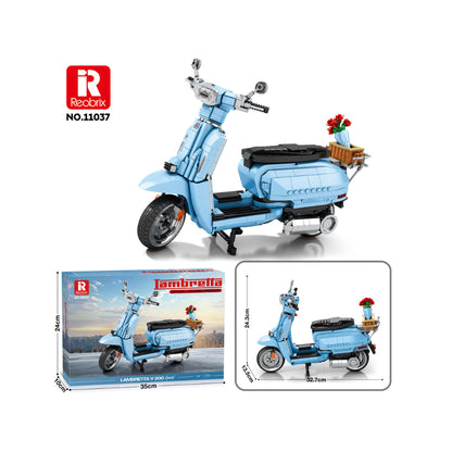 Lambretta Scooter Building Set - 1,169 Pieces