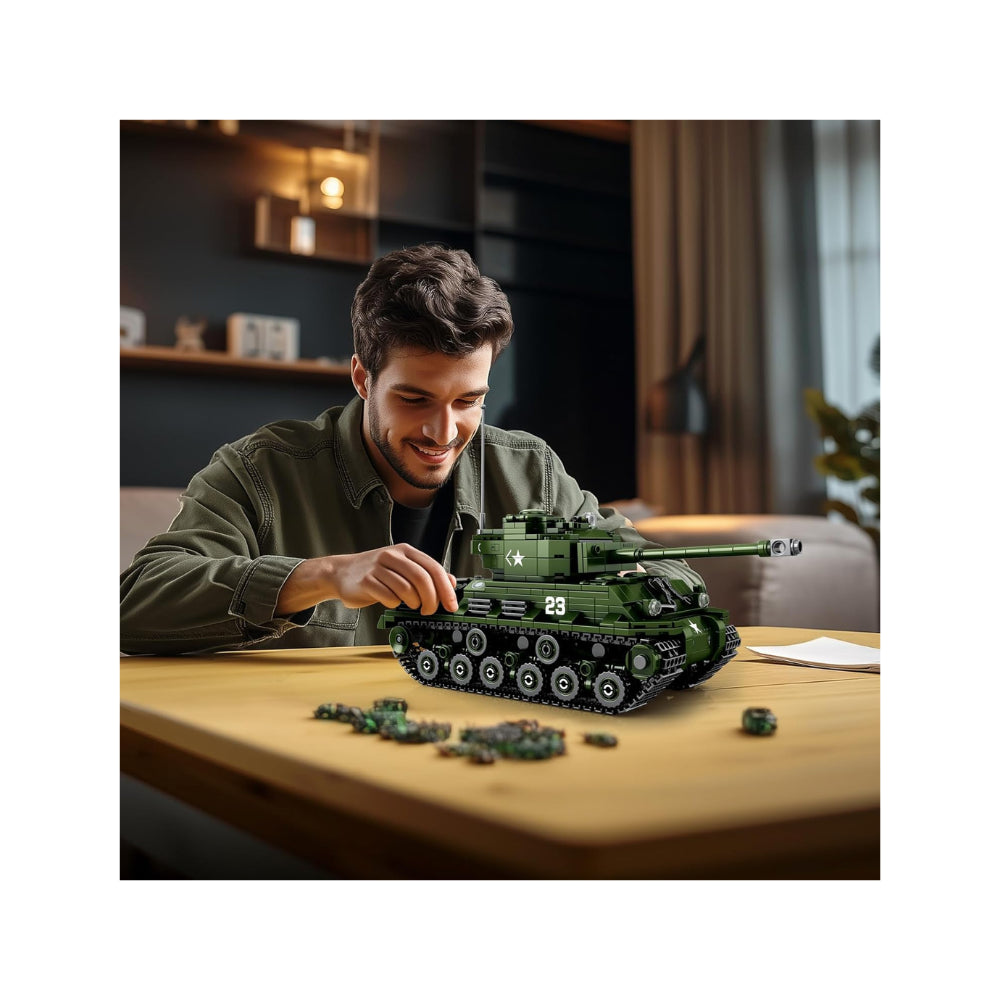 Sherman Tank Building Set - 836 Pieces