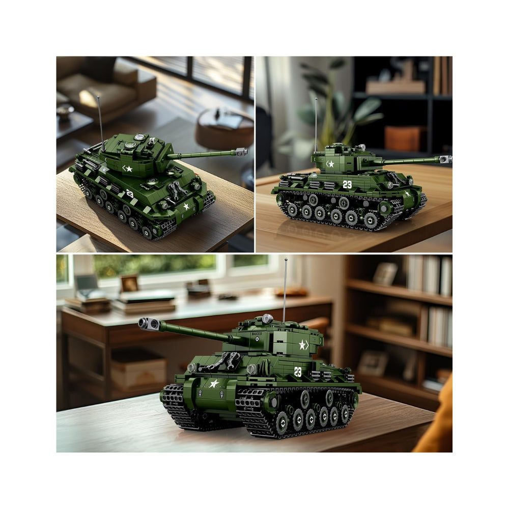 Sherman Tank Building Set - 836 Pieces
