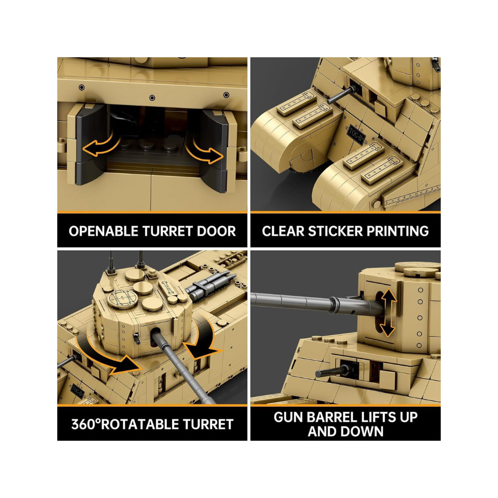 TOG II Tank Building Set - 1,427 Pieces