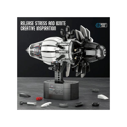 Aircraft Engine with Motor Building Set - 1,351 Pieces