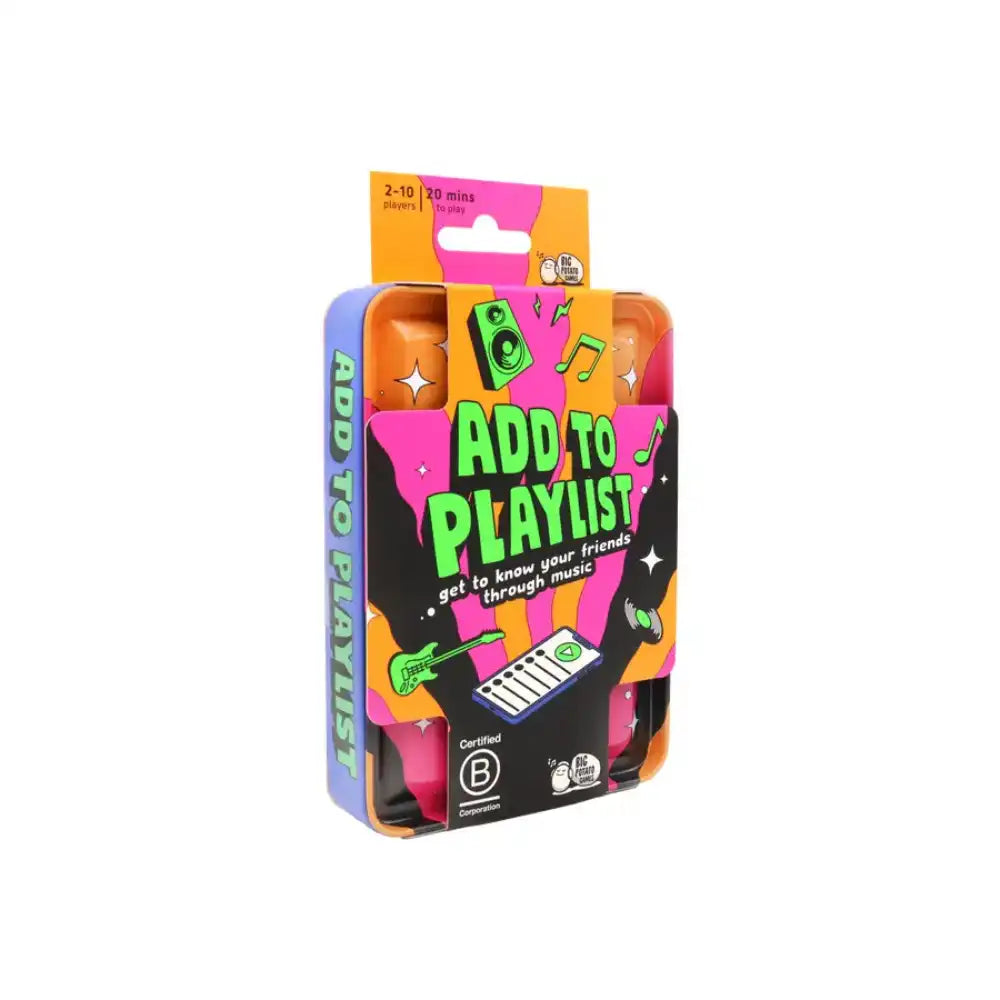 Add To Playlist Travel Tin – Card Game