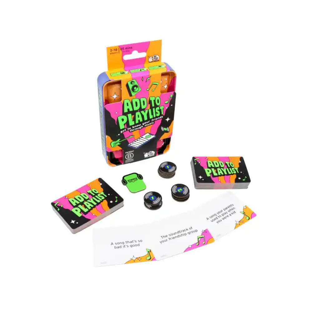 Add To Playlist Travel Tin – Card Game