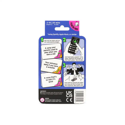 Add To Playlist Travel Tin – Card Game
