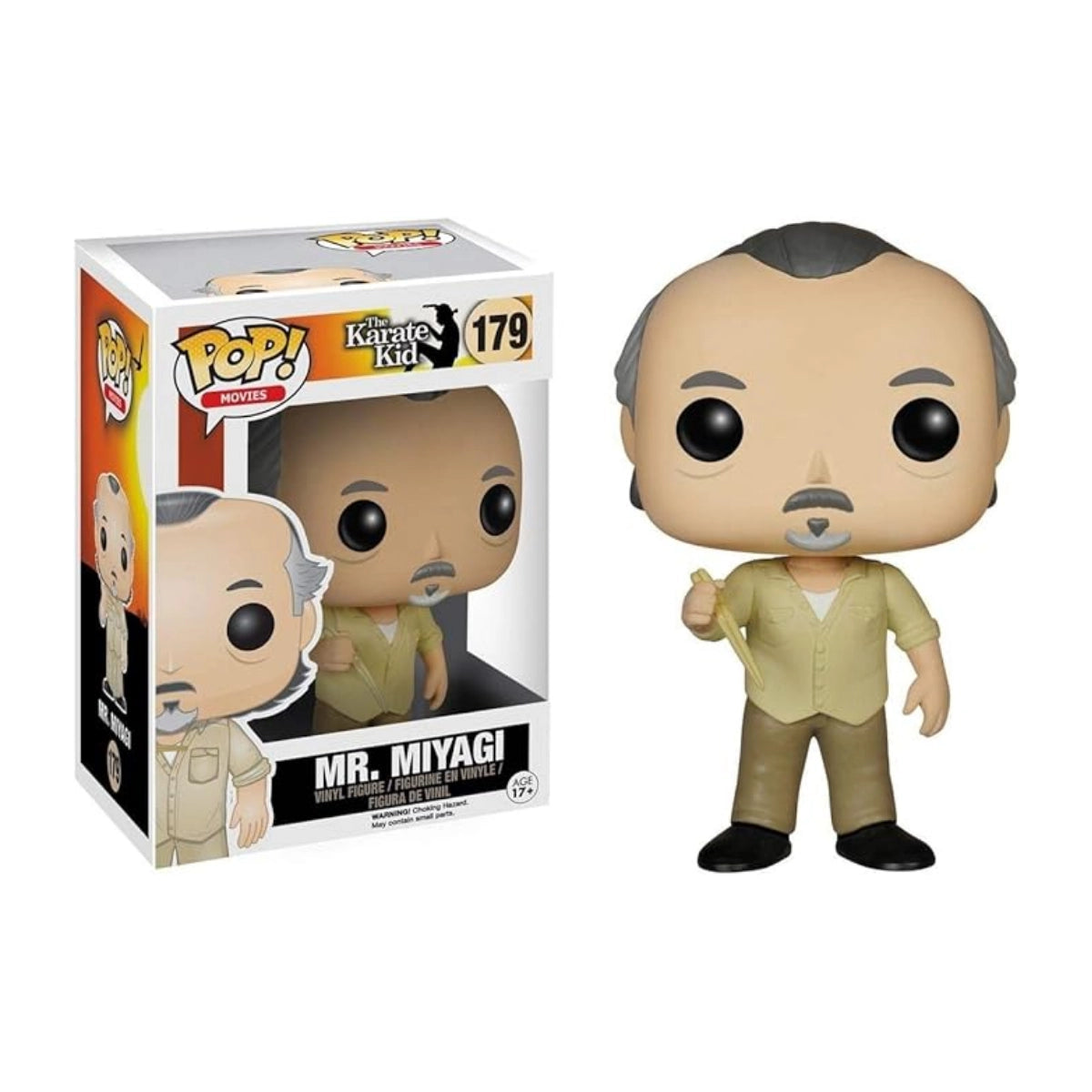 Funko Pop! Movies: The Karate Kid - Mr. Miyagi with Bonsai Tree (Training Scene)