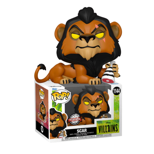 Funko Pop! Disney Villains: The Lion King - Scar with Meat (Specialty Series Meme Variant)