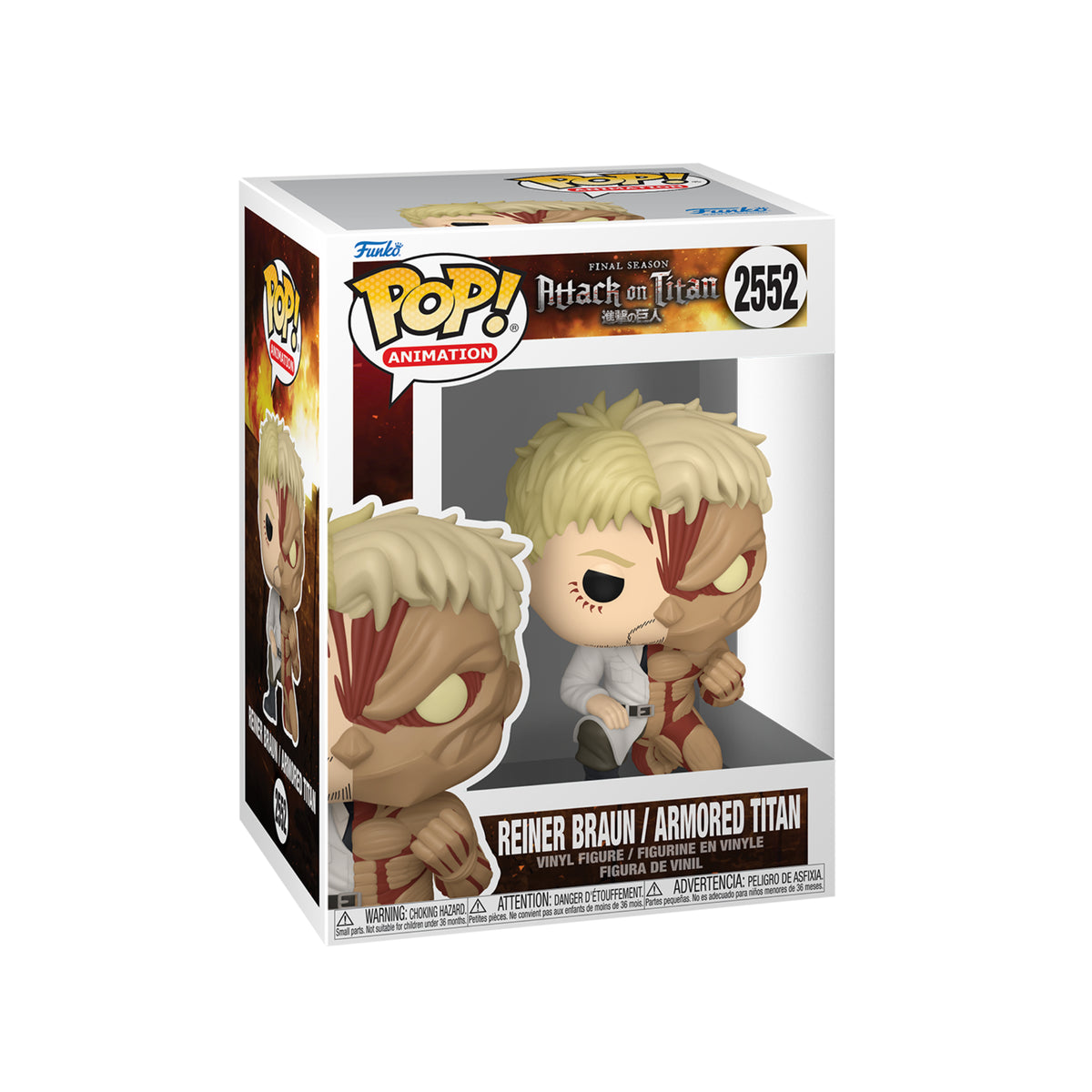 Funko Pop! Animation: Final Season Attack On Titan - Reiner Braun/Armored Titan