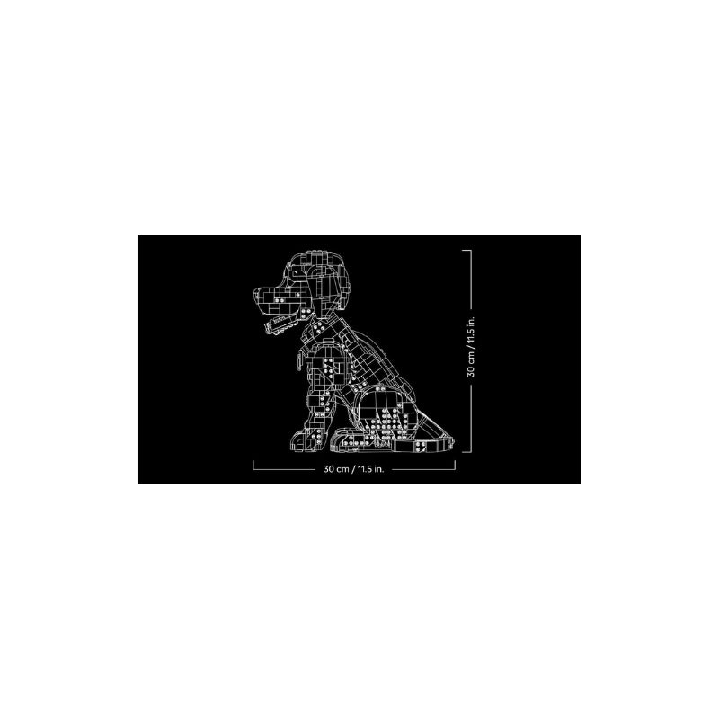 LEGO Icons - Golden Retriever Puppy 2102 Pieces