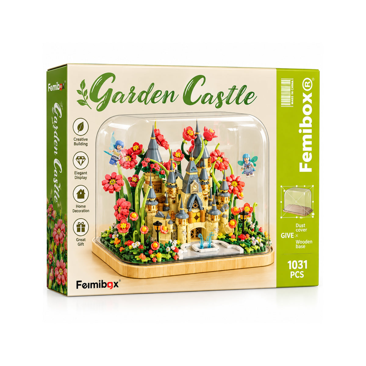 Rose Castle Building Set - 1031 Pieces