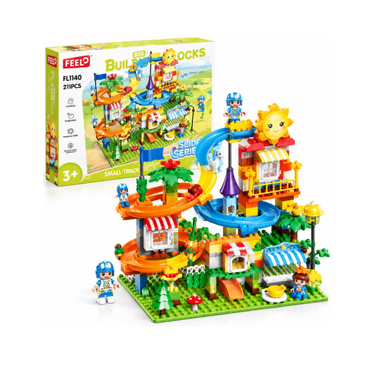 Small Track Building Set - 211 Pieces
