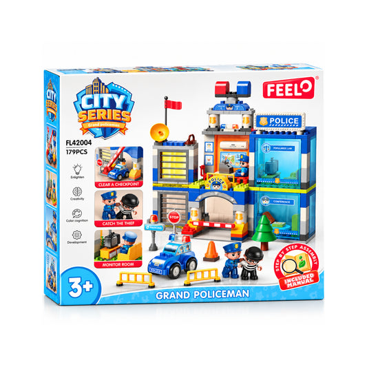 Police Station Building Set - 179 Pieces