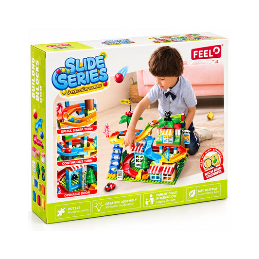 Jungle Roller Coaster Building Set - 119 Pieces