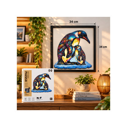 2DWP Penguin 175-Piece Wooden Puzzle Set